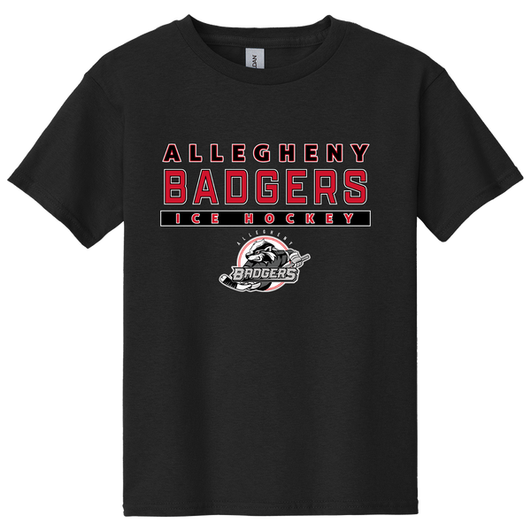 Allegheny Badgers Youth Heavy Cotton 100% Cotton T-Shirt