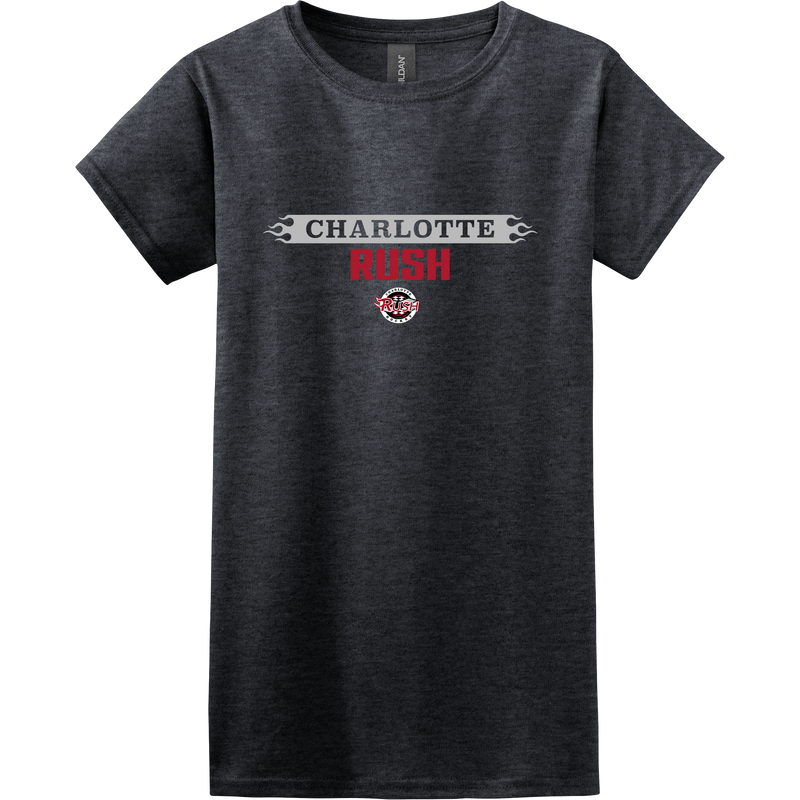 Charlotte Rush Hockey Softstyle Ladies T-Shirt