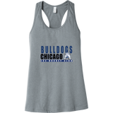 Chicago Bulldogs Womens Jersey Racerback Tank