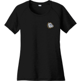 Chelsea Bulldogs Ladies PosiCharge Tri-Blend Wicking Scoop Neck Raglan Tee