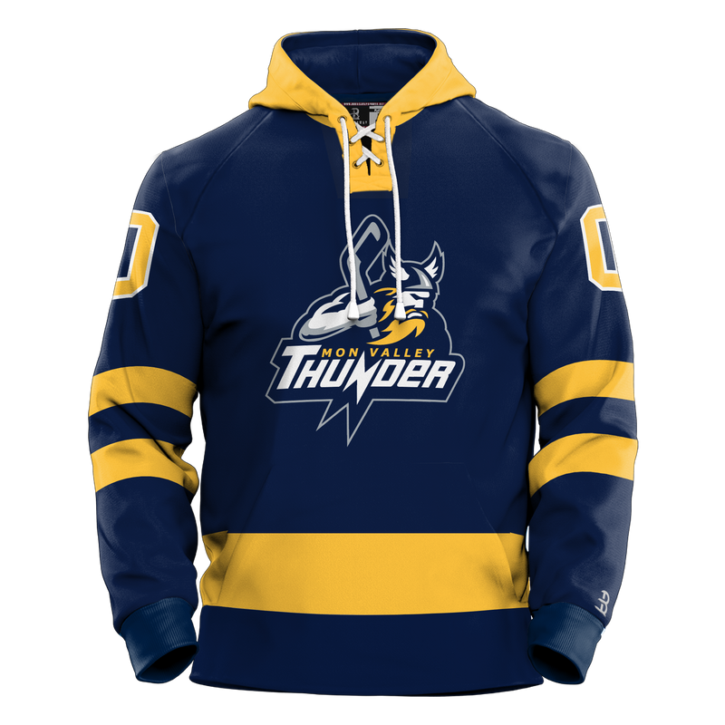 Mon Valley Thunder Youth Sublimated Retro Hoodie