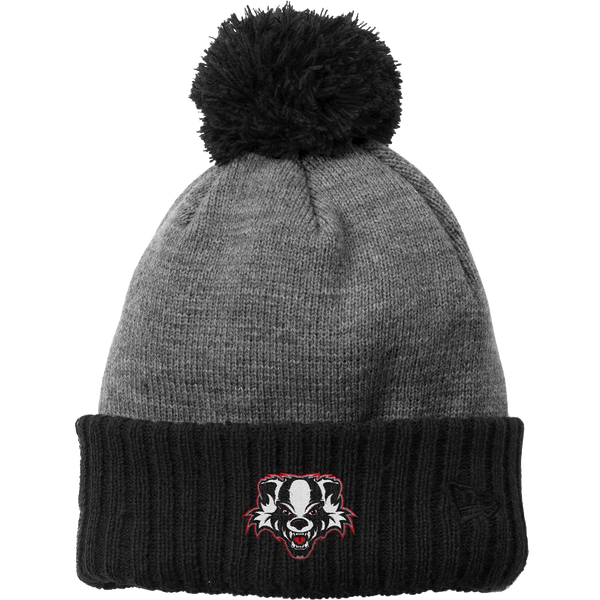 Scary Badgers New Era Colorblock Cuffed Beanie