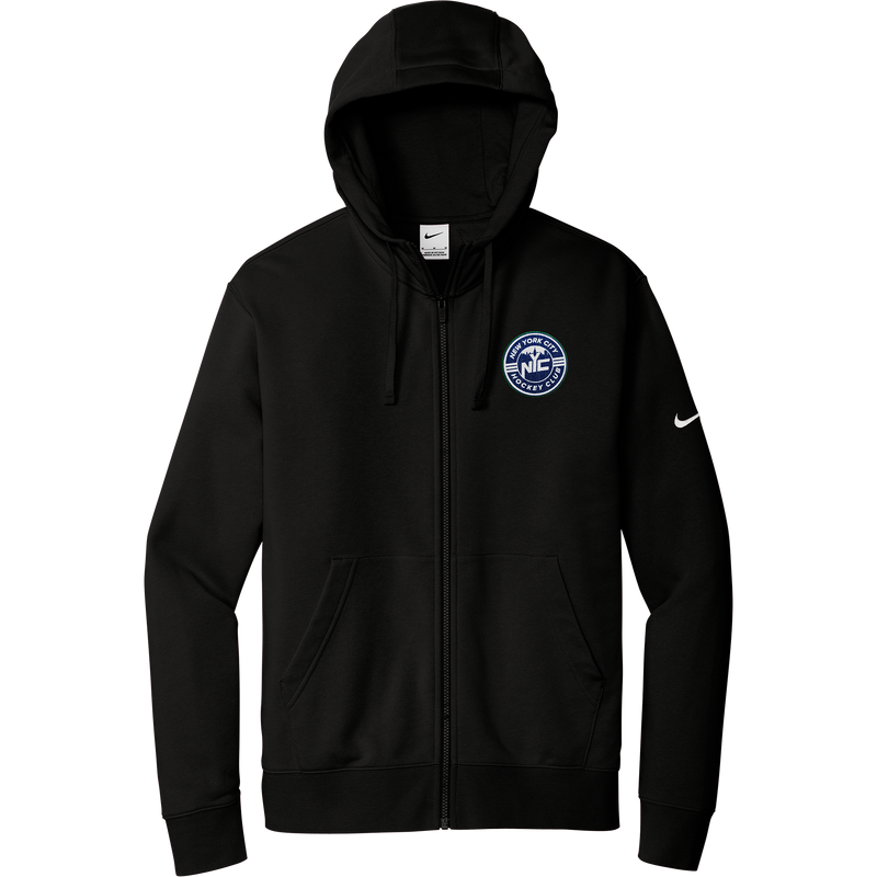 NYC Hockey Club Nike Club Fleece Sleeve Swoosh Full-Zip Hoodie