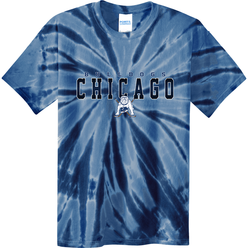 Chicago Bulldogs Youth Tie-Dye Tee