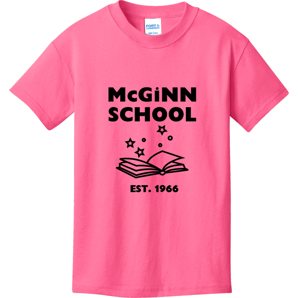 McGinn Elementary Youth 'Book' Core Cotton Tee
