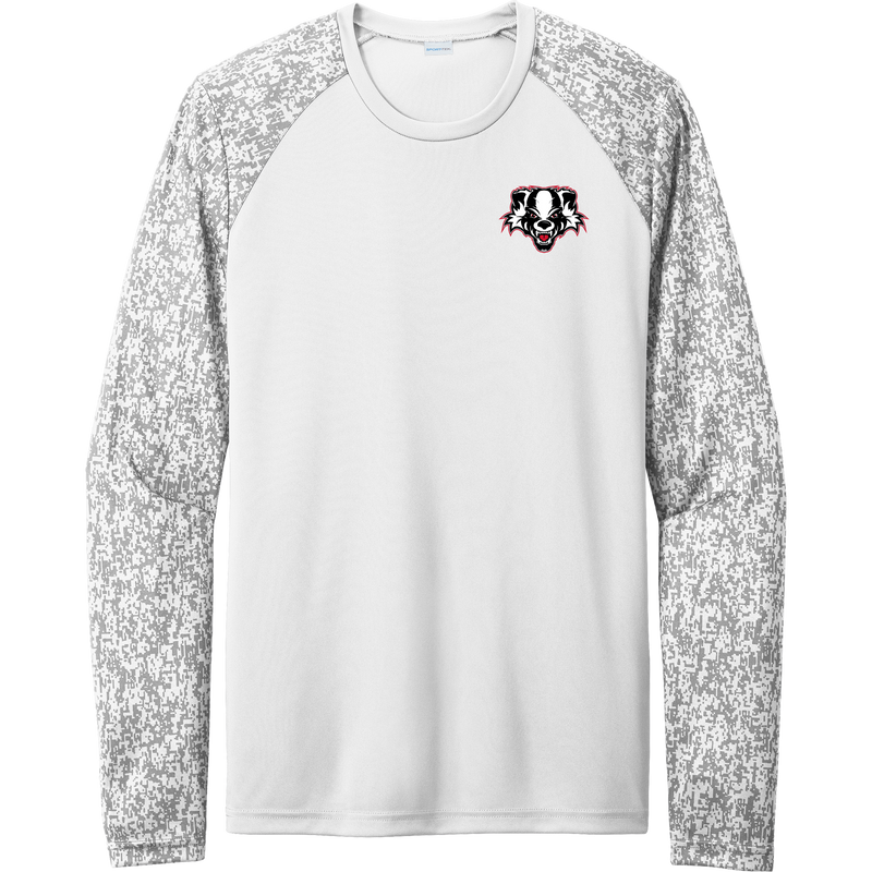 Scary Badgers Long Sleeve Digi Camo Tee