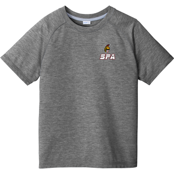 Seacoast Spartans (SPA) Youth PosiCharge Tri-Blend Wicking Raglan Tee